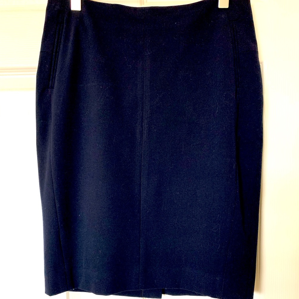 RW & Co. Navy Pencil Skirt